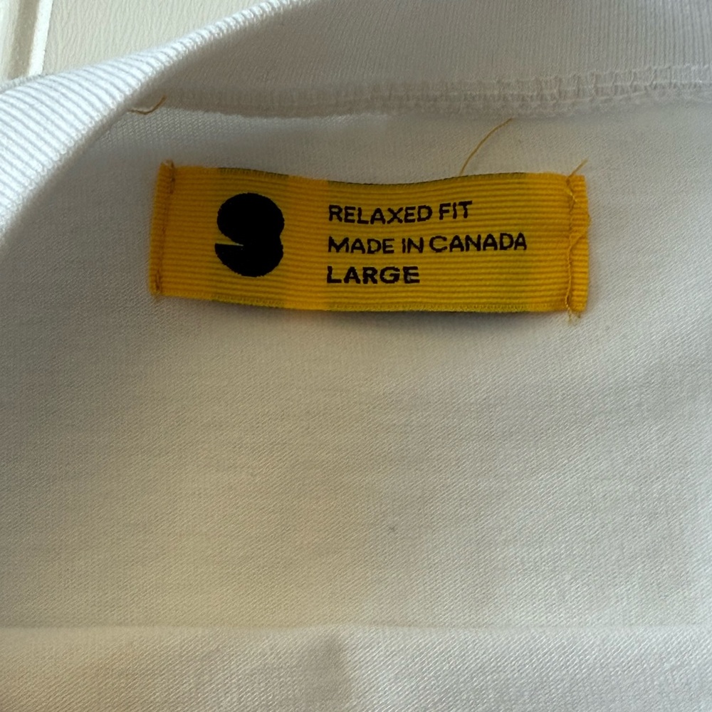 Yellow Label Co. Essentials T-Shirt - White - Size Large - Picture 6 of 8